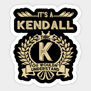 Kendall Sticker